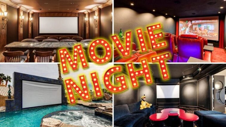 Homes with great movie theaters
