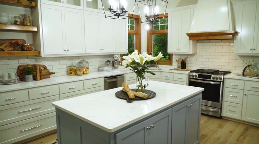 Remodeled kitchen after