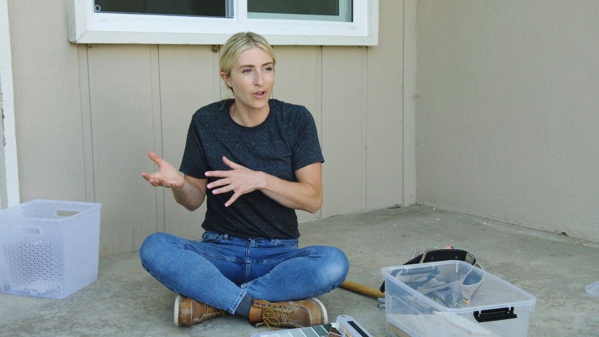 Jasmine Roth deliberates over finishes.