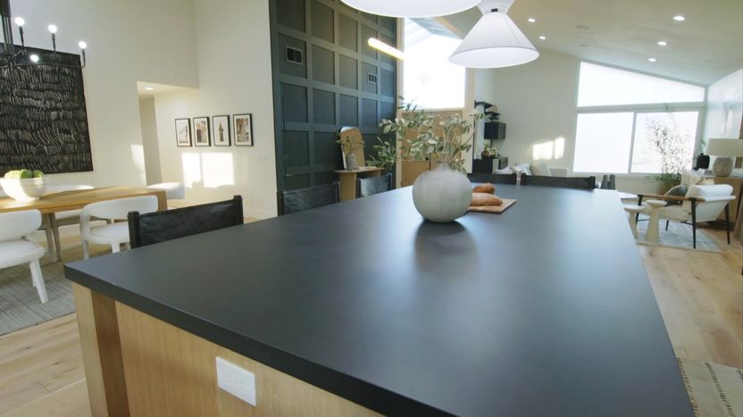 Expanding the kitchen means expanding the entire great room.