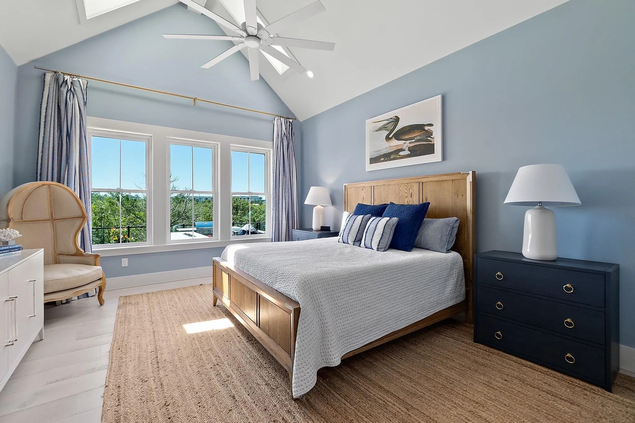 There are water views from almost every room.