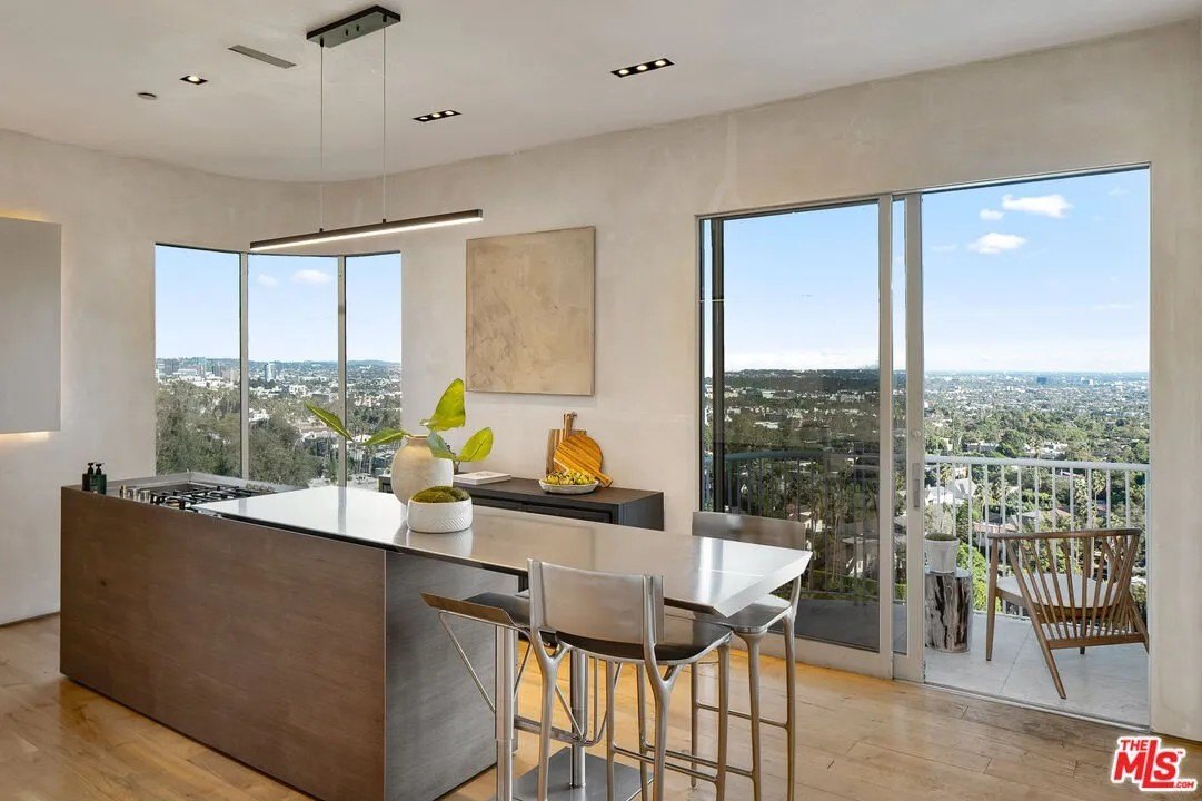 This is the sleek kitchen designed by Kanye West.