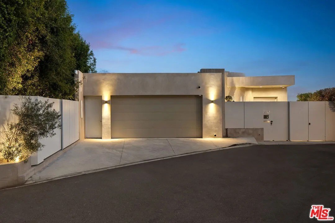 The private, almost stark exterior belies the luxury inside. Many celebrities prefer discretion.