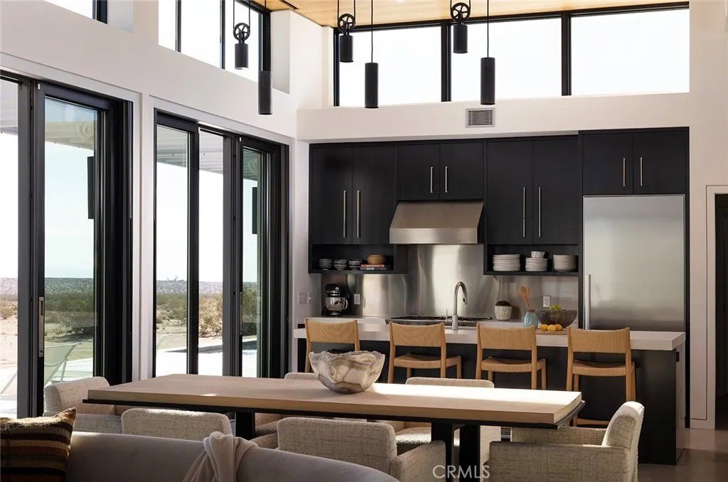 All the upscale, modern kitchen appliances are powered by the property's own self-sustaining micro-grid.