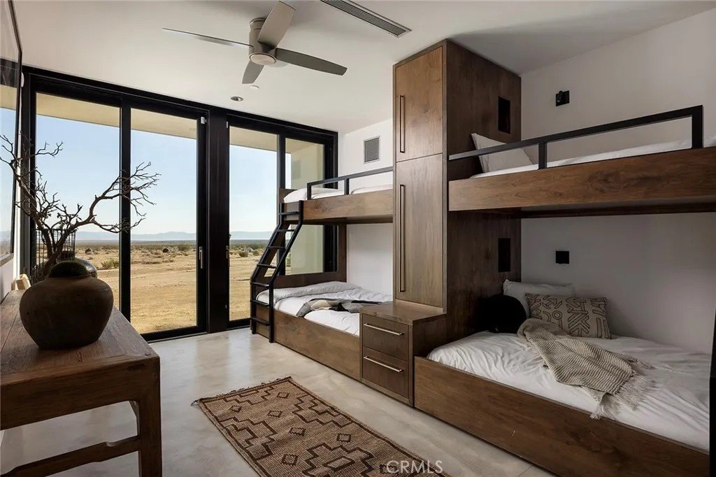 Among the residence's four structures is a there's a 1,280 square foot guest casita with bunkbeds that can accommodate four people comfortably.