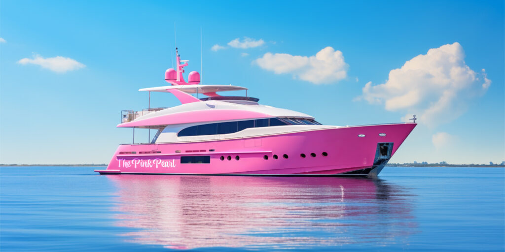 life size barbie yacht